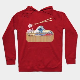 Bento Box Hokusai Style Hoodie